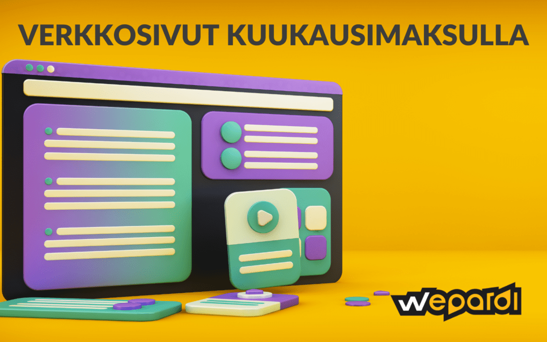 Verkkosivut kuukausimaksulla
